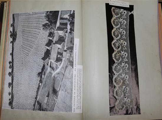 A scrapbook with 36 fragments of Flemish and other lace